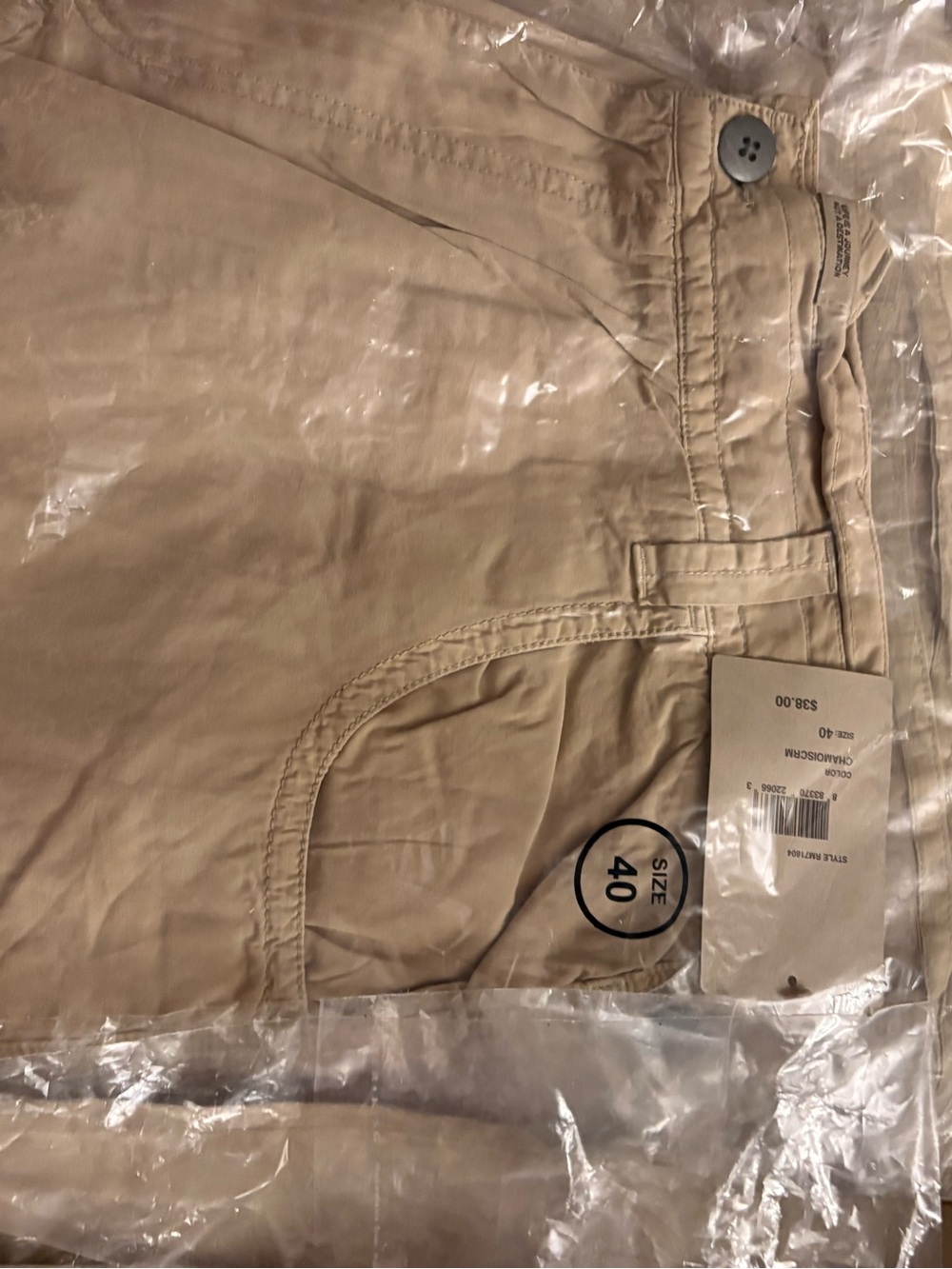 Ruff Hewn Men's Cargo Pants in Tan